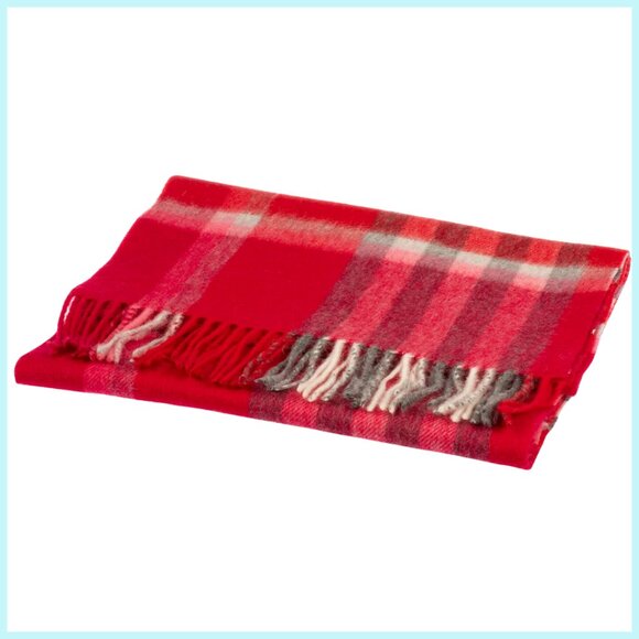 SCOTTISH IMPORT CASHMERE & LAMBSWOOL SCARF QUALITY GUARANTEED NWT - Picture 2 of 8